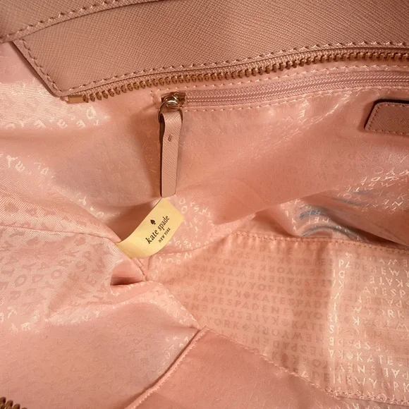 Kate Spade Blush Pink Tote Bag - Picture 5 of 14